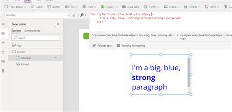 Click on the Insert tab ---> <b>Text</b> ---> <b>HTML</b> <b>text</b> 2. . Powerapps html text image base64